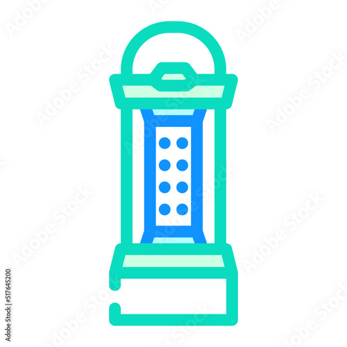 Wallpaper Mural led lamp color icon vector. led lamp sign. isolated symbol illustration Torontodigital.ca