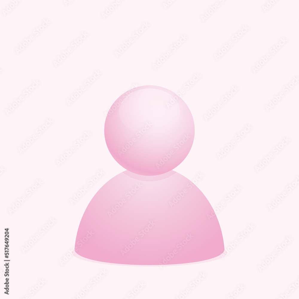 Profile photo placeholder icon design. Pink icon for avatar placeholder. User interface design. Vector illustration. Profile photo placeholder icon design. Pink icon for avatar placeholder. User interface design. Vector illustration.