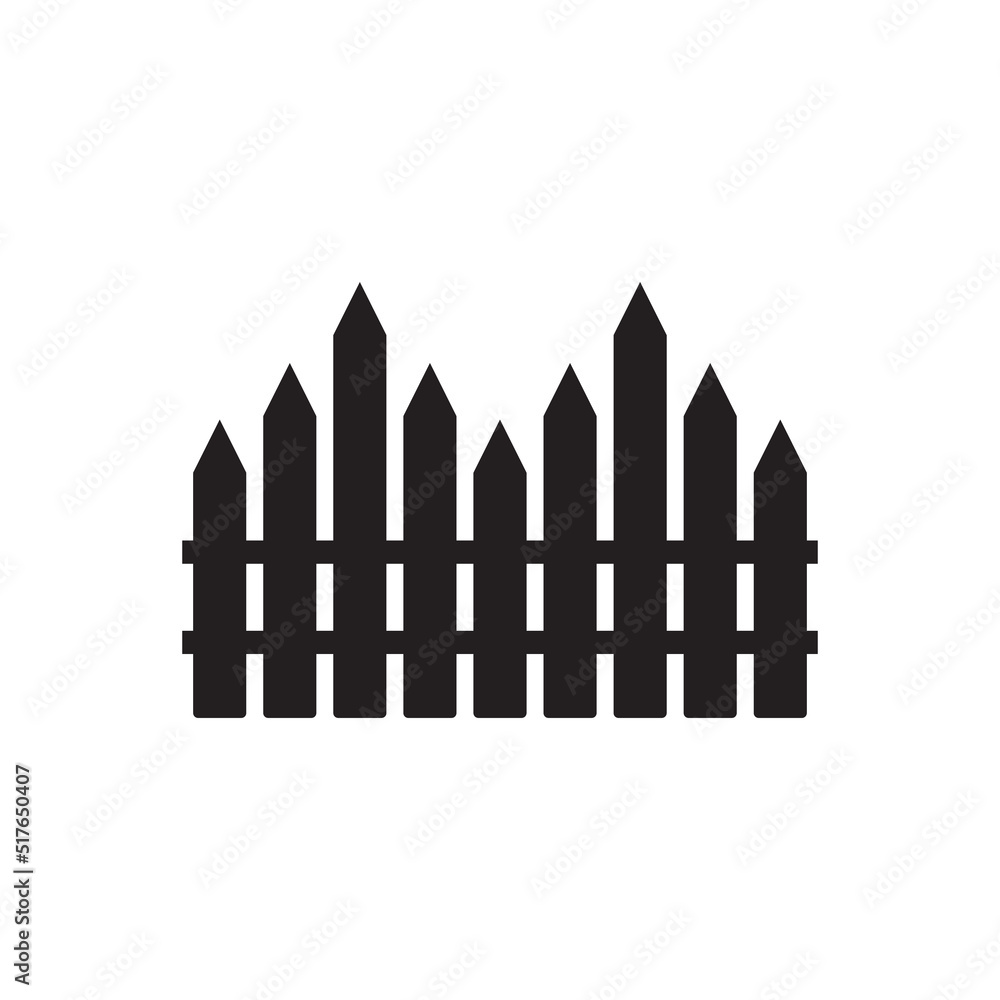 fence icon logo template fence icon logo template