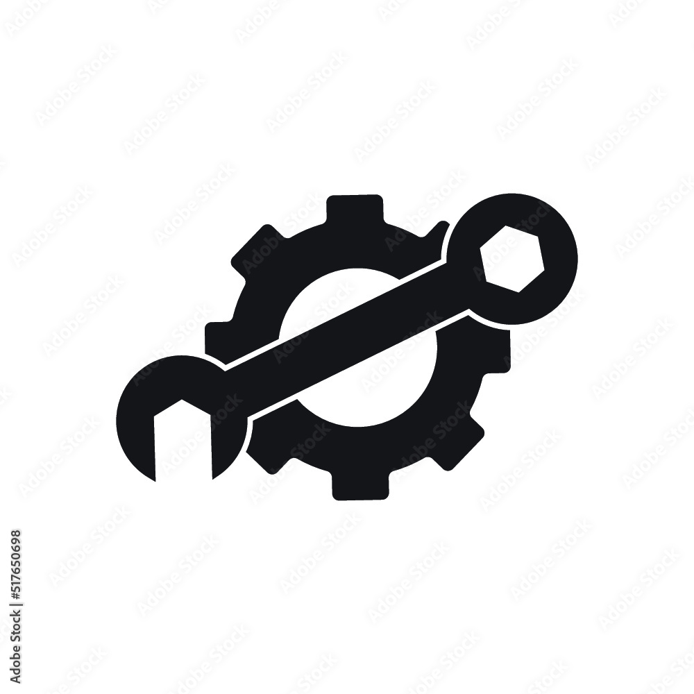 Service tools icon on white background Service tools icon on white background