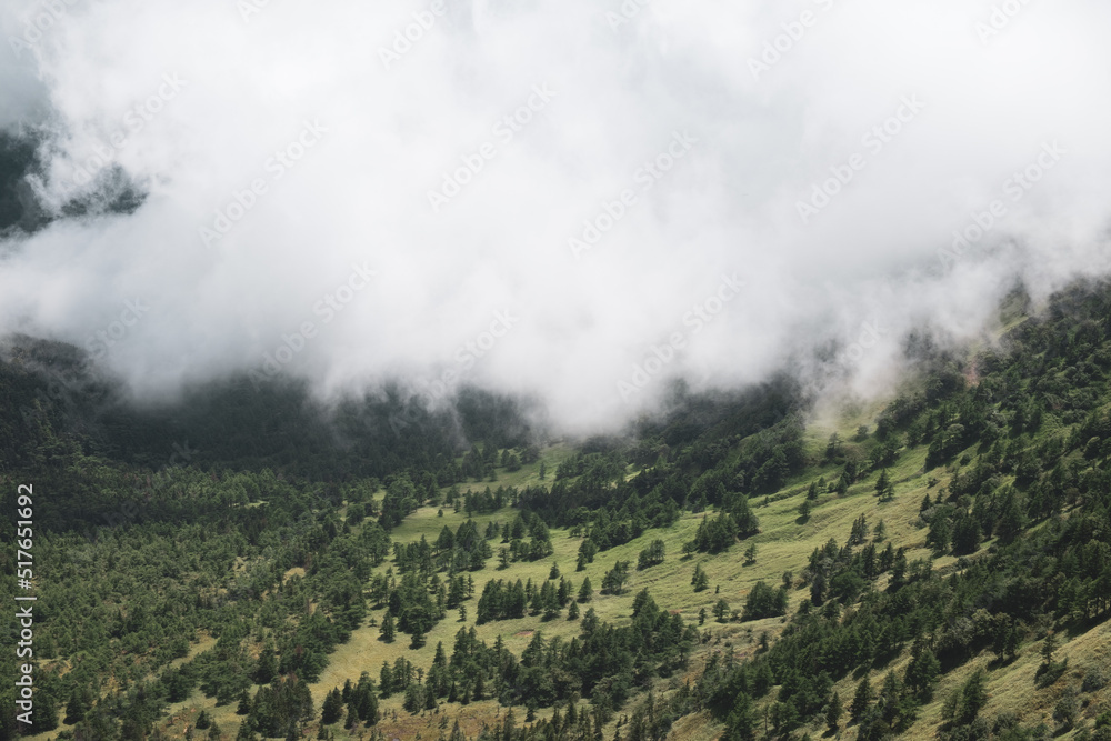 幻想的な山の風景