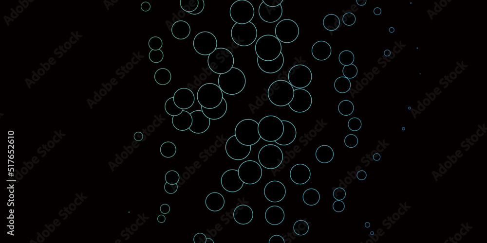 Dark Blue, Green vector texture with disks. Dark Blue, Green vector texture with disks.