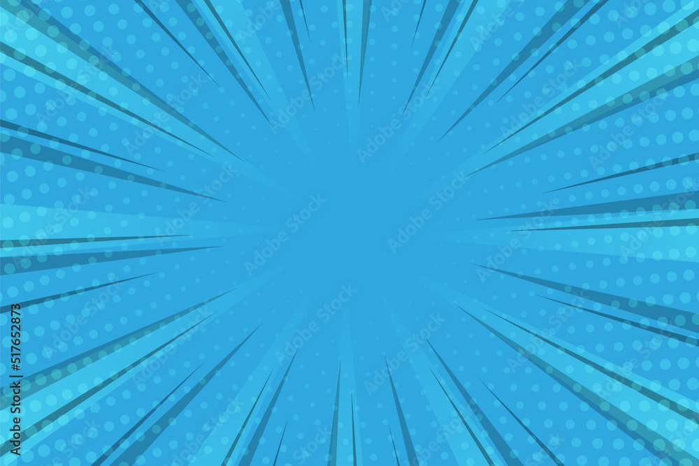 Obraz premium Colorful flat comic style background