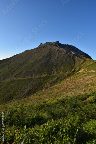 Climbing mountain ridge  Nasu  Tochigi  Japan