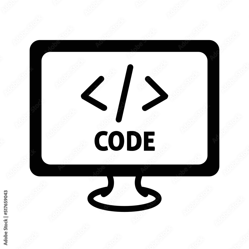 Black solid icon for Programming language Black solid icon for Programming language