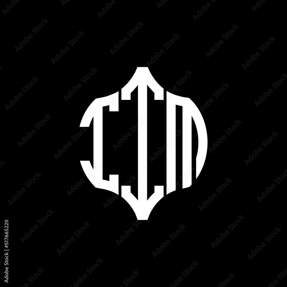 IIM letter logo. IIM best black background vector image. IIM Monogram
