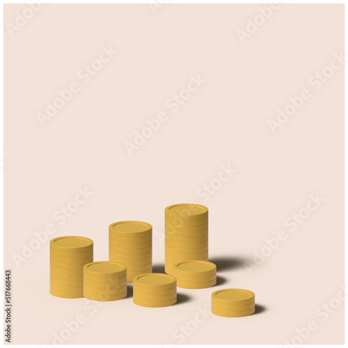  Money conversion. Dollar to euro icon concept. 3d illustration.