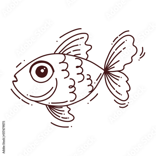 cute fish line