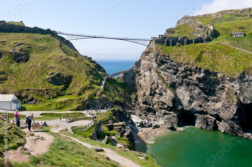 South West Coast Path near Tintagel, Cornwall, England