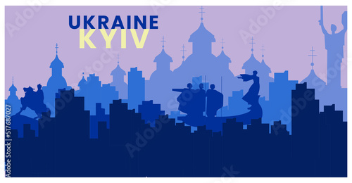 background for the site evening kiev