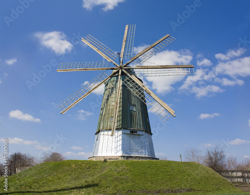 Dutch windmill in the village of Pustovity, Ukraine   © Lindasky76
