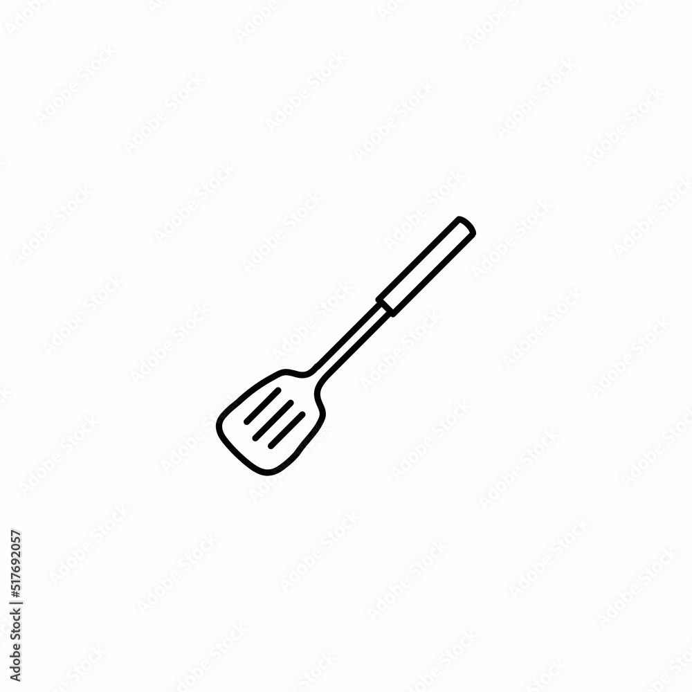 Hand drawn spatula icon, simple doodle icon Hand drawn spatula icon, simple doodle icon