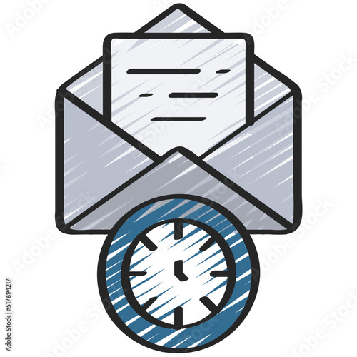 Email Time Icon