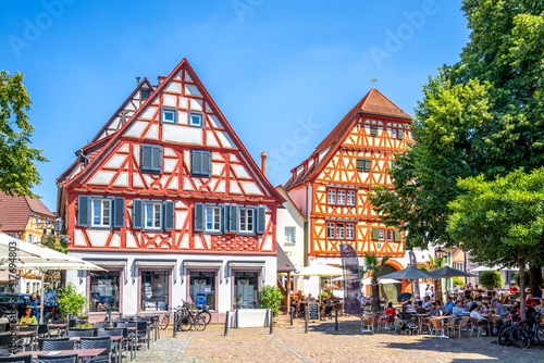 Marktplatz, Ladenburg, Baden Württemberg, Deutschland 