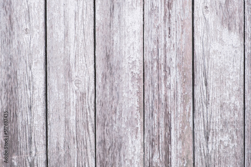 Old White Natural Wooden Board Texture for Wallpaper. With copy space for text.