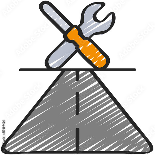 Road Maintenance Icon