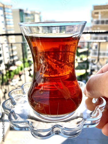 glass of tea photo