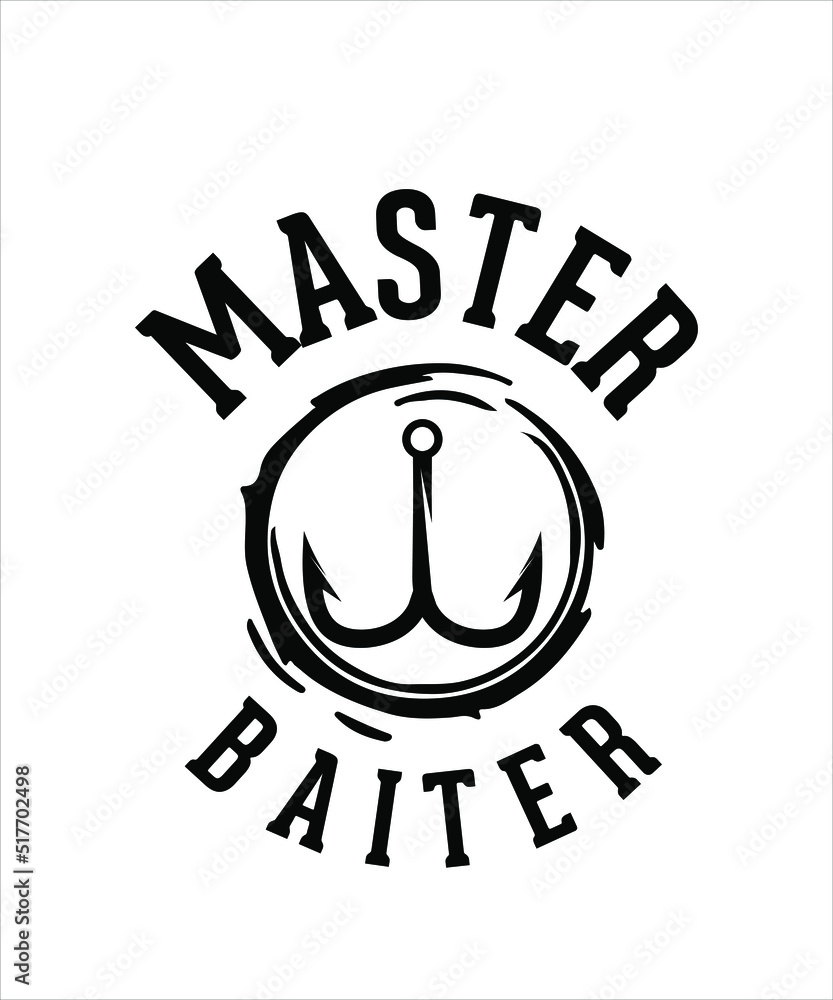 Fishing hooked logo t-shirt design Fishing hooked logo t-shirt design