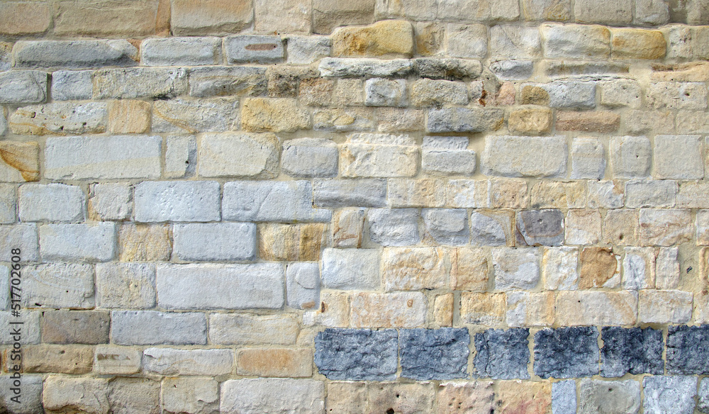 Old wall of the sand stone