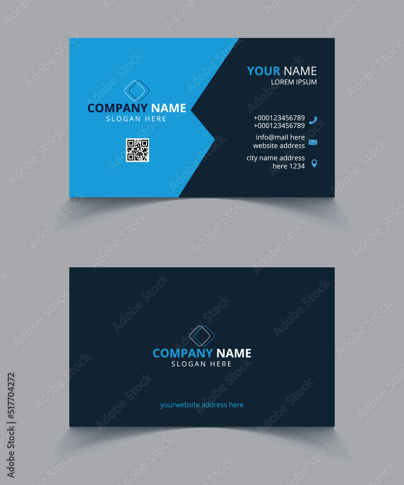 Modern Corporate Business Card Template Design Modern Corporate Business Card Template Design