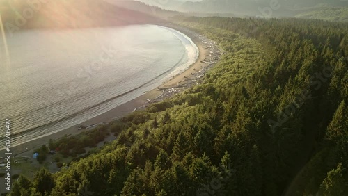 Drone Shot of Vancouver Island photo