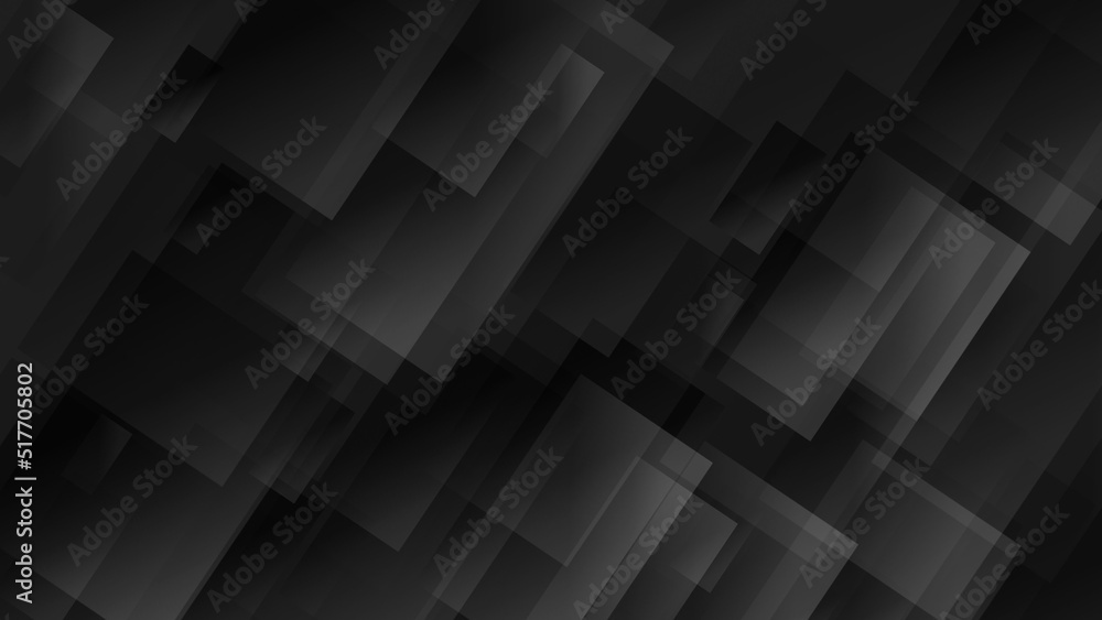 Obraz premium 4K Digital Square Moving Abstract Clean Corporate Background Seamless Loop - Gray, Black