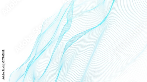 Abstract white blue technology background. Background 3d grid. Cyber technology Tech network futuristic wireframe. Artificial intelligence . Cyber security background motion graphics. © Hyperset