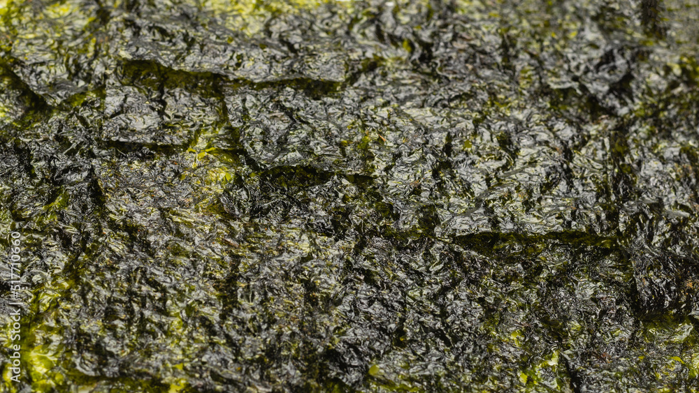 Tasty nori seaweed isolated on white. Tasty nori seaweed isolated on white.