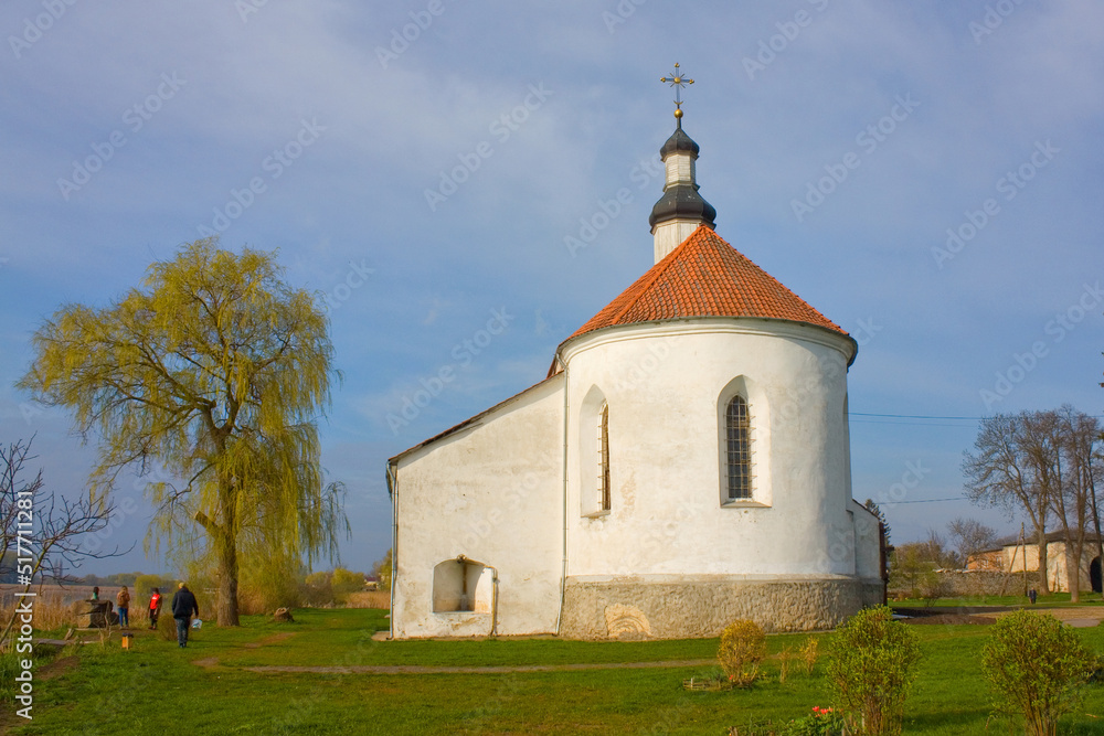 Castle church (XVI century) in Castle of Princes Ostrozkikh in Starokostyantyniv, Ukraine	
