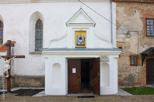 Castle church (XVI century) in Castle of Princes Ostrozkikh in Starokostyantyniv, Ukraine	
 photo