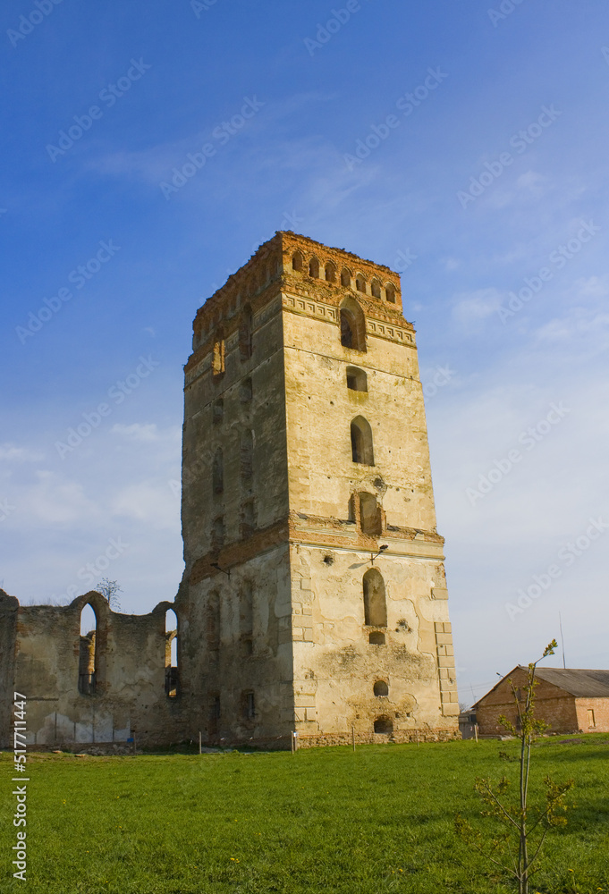 Ruins of a defensive tower in Starokonstantinov, Ukraine Ruins of a defensive tower in Starokonstantinov, Ukraine