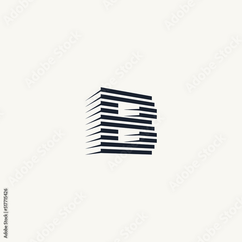 letter B logo vector. B logo company. letter B construction logo vector template © Beautiful Garden