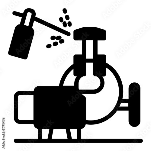 Electric Power Inverter Weld Machine Vector Icon Design, Arc welding equipment and Metal Work Symbol, Construction and Industrial manufacturing Sign, Tig welding stainless steel bolts Concept
