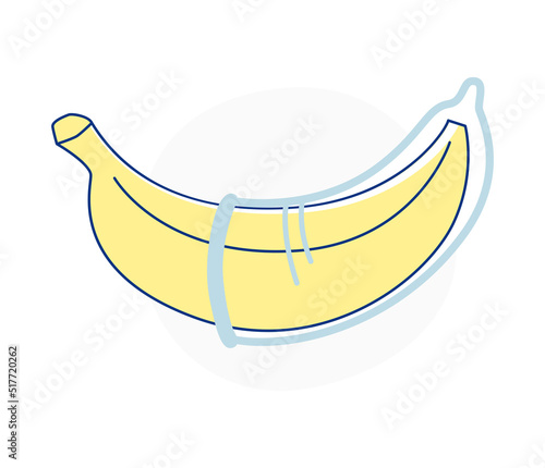 Sexual Health. Safe Sex education poster banner icon.