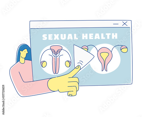 School Sexuality Education Program. Schools lesson on Safe Sex teens