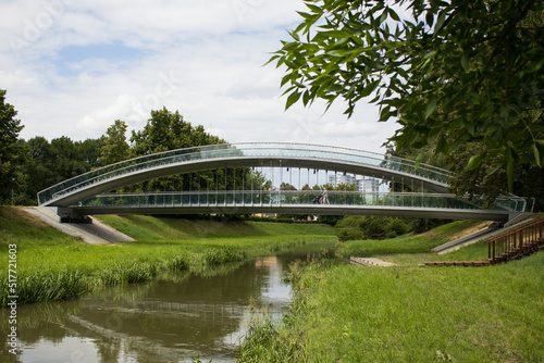 Bridge over the bystrzyca river, Poland