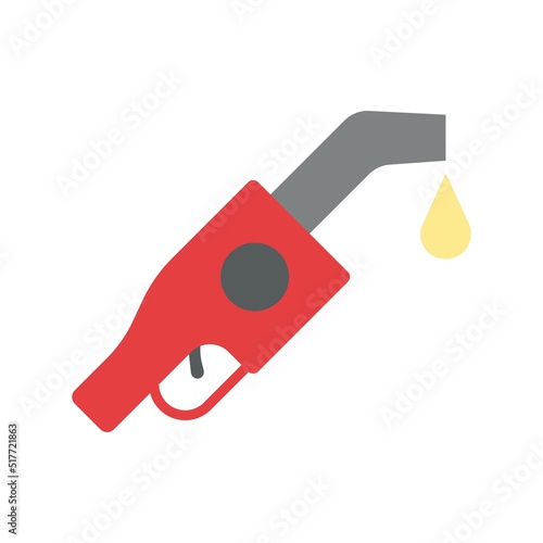 machine for refueling a car with a drop of gasoline