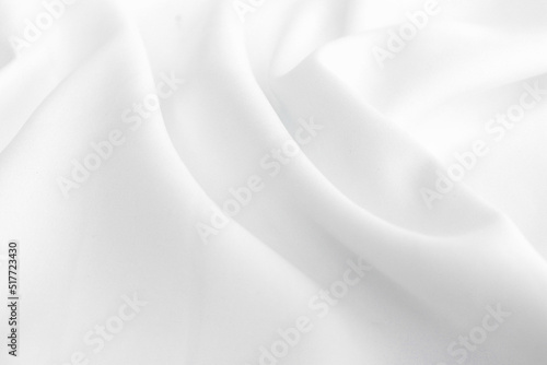 abstract white fabric background with soft be used as a background