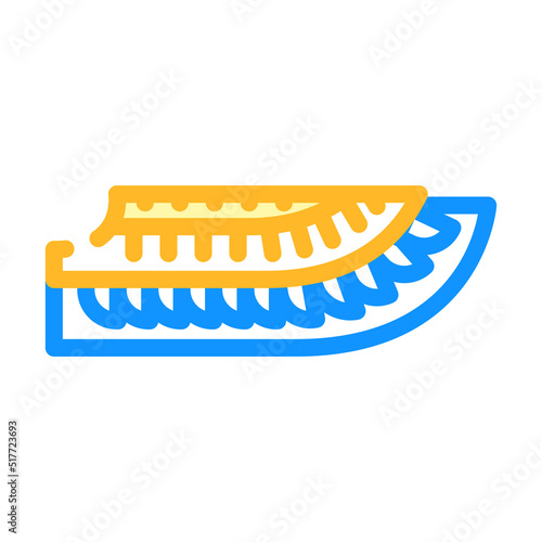 egyptian wing color icon vector. egyptian wing sign. isolated symbol illustration