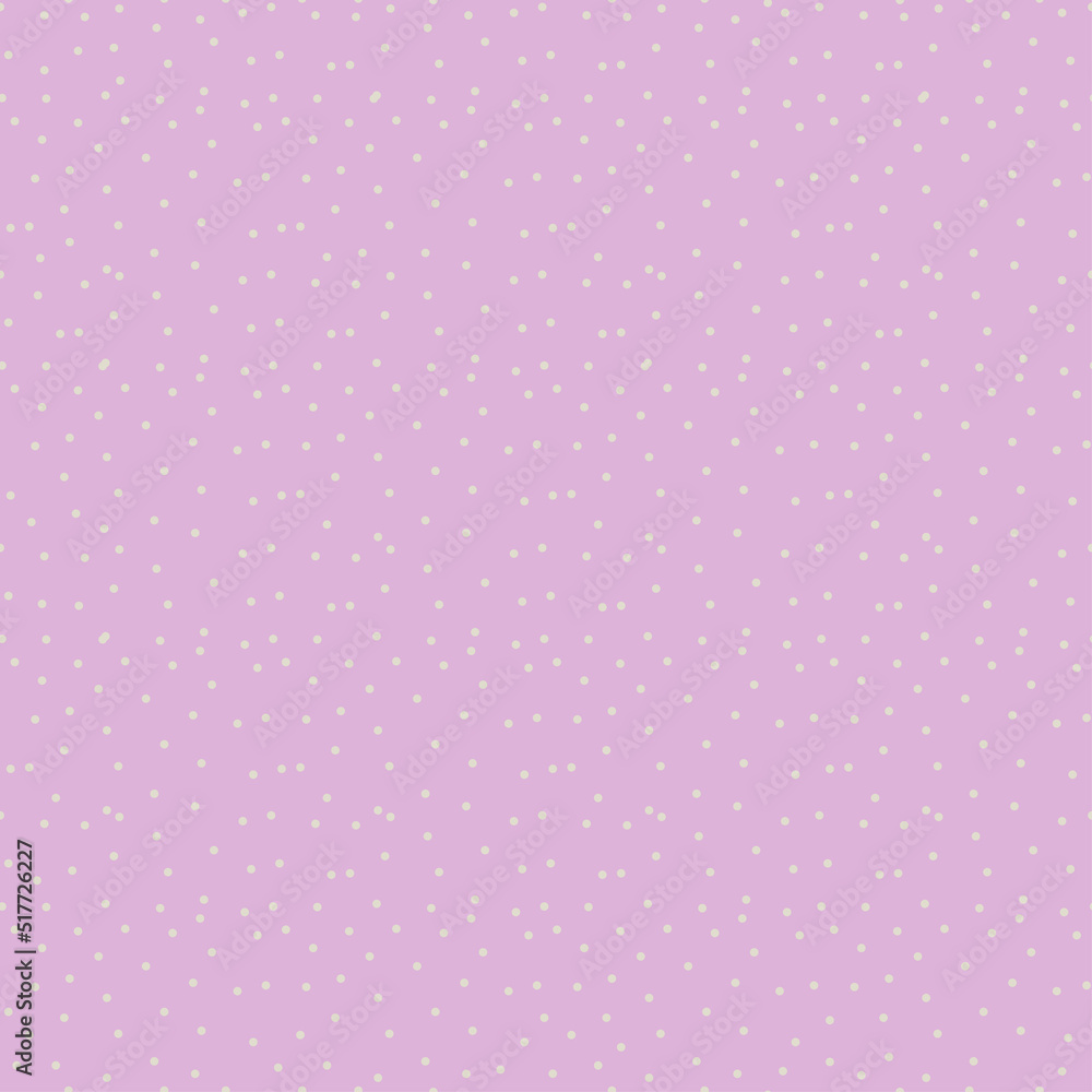Seamless pattern with white polka dots on a tile pastel pink background Seamless pattern with white polka dots on a tile pastel pink background