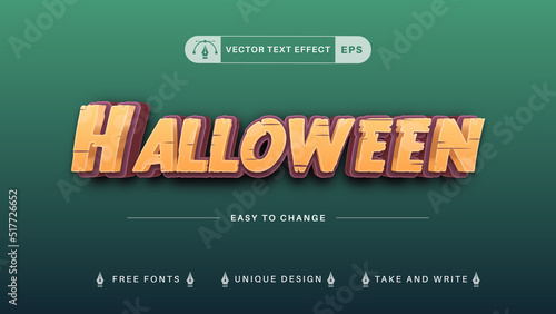 Halloween Editable Text Effects, Font Styles