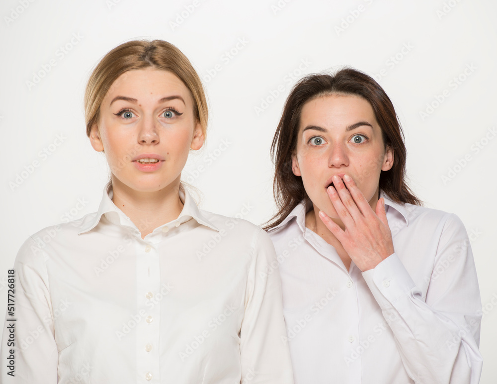 two, blond, isolated, dispute, intern, staff, manager, colleague, complicated, people organizing, intern error, job relation, emotional, teamwork, lady, partnership, lady looking, secretary talking, c