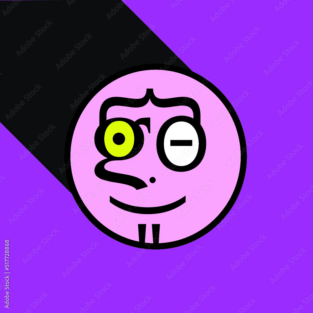Fototapeta premium The TypeFace Series - 1509 Typographic Characters Weird and wonderful 