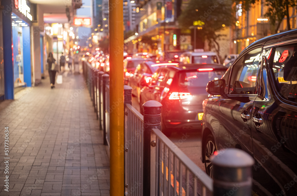 traffic at night