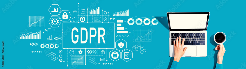 GDPR with person using a laptop GDPR with person using a laptop