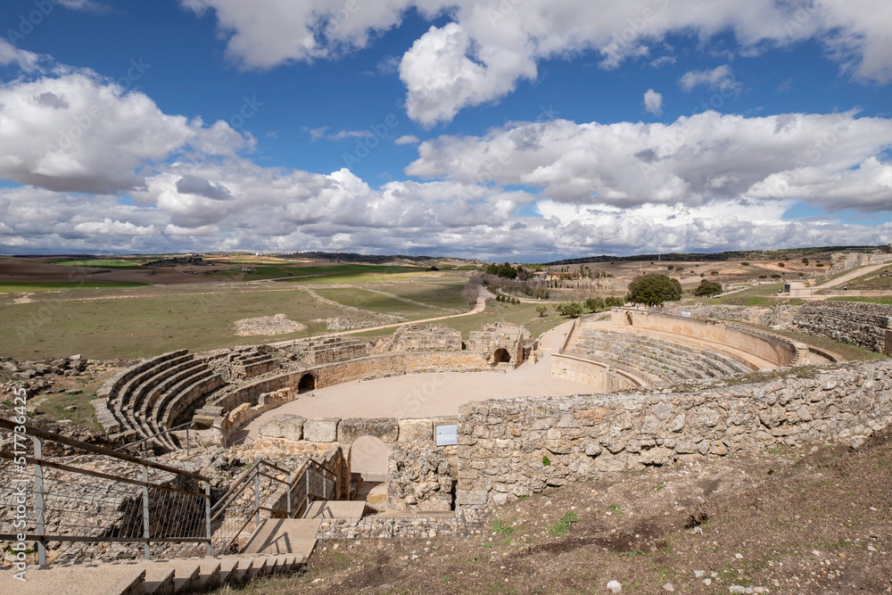 Anfiteatro de Segóbriga, parque arqueológico de Segóbriga, Saelices, Cuenca, Castilla-La Mancha, Spain