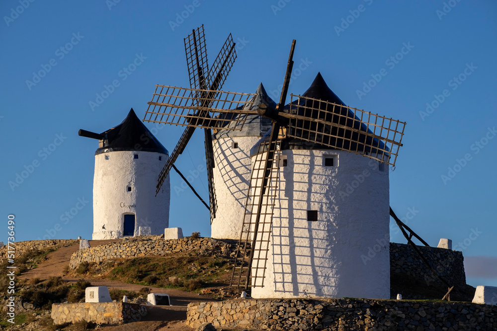 molinos de Consuegra, cerro Calderico, Consuegra, provincia de Toledo, Castilla-La Mancha, Spain