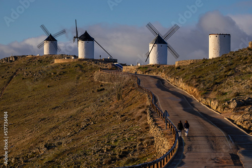 molinos de Consuegra, cerro Calderico, Consuegra, provincia de Toledo, Castilla-La Mancha, Spain