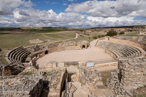 Anfiteatro de Segóbriga, parque arqueológico de Segóbriga, Saelices, Cuenca, Castilla-La Mancha, Spain photo