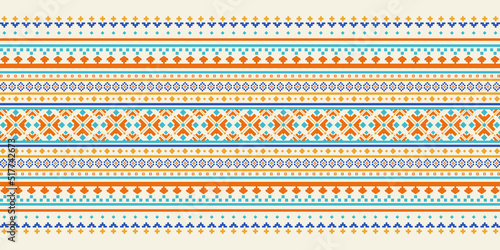 Geometric ethnic oriental pattern background. Design for texture, wrapping, clothing, batik, fabric, wallpaper and background. Pattern embroidery design.